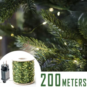 200M 2000LED Zielona Lampka Sznurkowa Girlanda 1