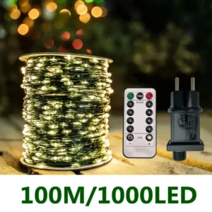100 mln świateł girlanda żarówkowa LED 1