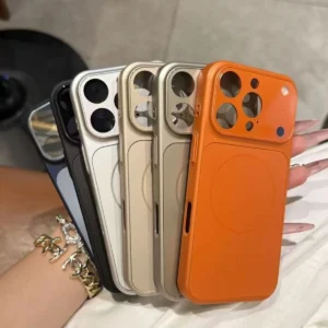 Oryginalne szkło AG Nano Frosted do etui Magsafe na telefon iPhone 17 Air 16 15 14 13 Pro Max, magnetyczne etui z funkcją bezprzewodowego ładowania, pancerne. 1
